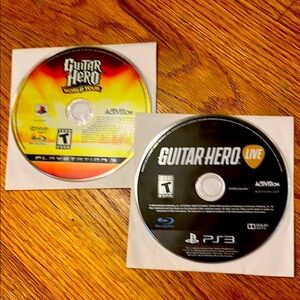 PlayStation 3: guitar hero game set